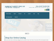 Tablet Screenshot of jabrocarpetone.com